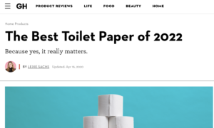 good housekeeping toilet paper